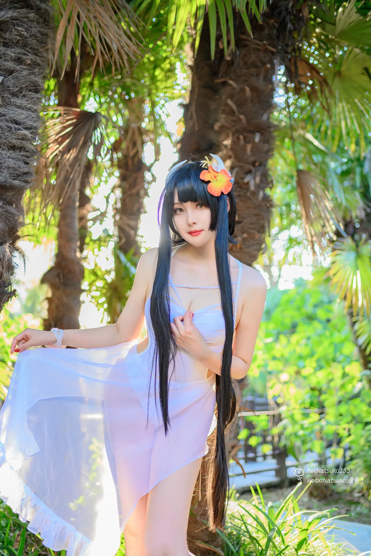 Natsuko夏夏子 - 碧蓝航线 比叡 泳装-erohere34.webp